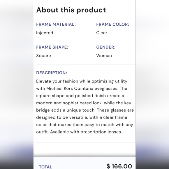 Michael Kors QUINTANA  МК 4074 COLORS AVAILABLE  :Frame: Clear SIZE:54<>16 <>140 - Picture 13 of 15